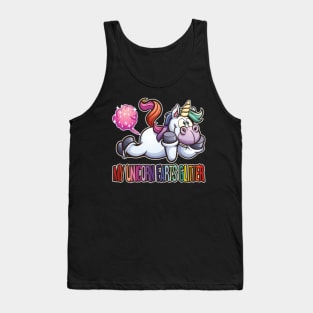 Funny Unicorn Rainbow Farts Glitter Cute Gift idea Tank Top